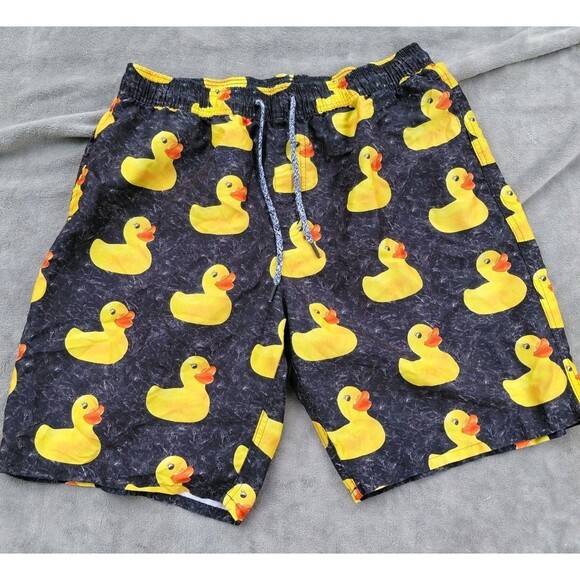 Neff - Rubber Duck Board Shorts Drawstring Boy’s Size Large - Picture 1 of 10